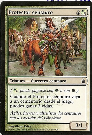 Magic Ravnica protector centauro 244/306 español